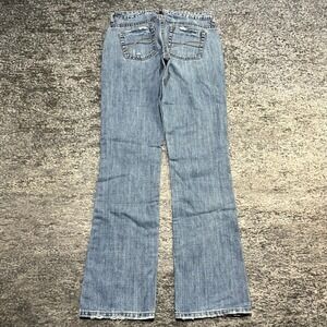 Wrangler Twenty X Jeans Womens 7/8 (31x34) Blue Boot Cut Low Rise Western Denim